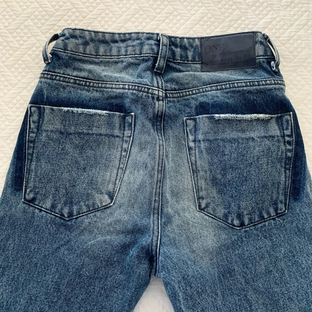 Oneteaspoon High Waist Straight Leg Jean - Picture 5 of 7